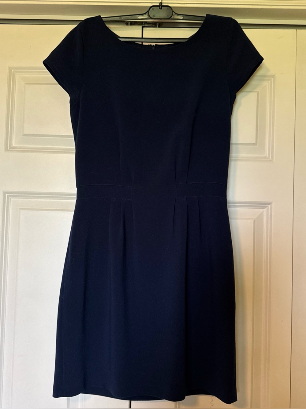 Madewell 1937 Navy Blue Sheath Dress Size 2 Career Office Stretch Lined